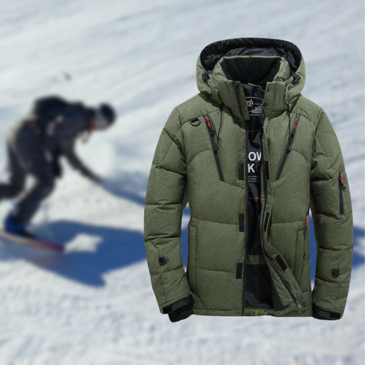 Kyle | Veste d'hiver pour homme de haute qualité avec capuche amovible