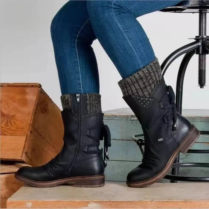 Alycia - bottes zippées imperméables